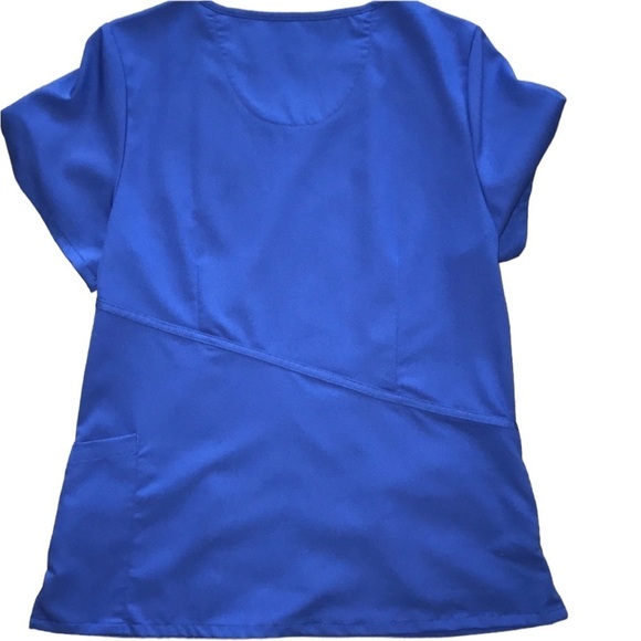 Urbane ultimate blue stretchy scrub top - Picture 4 of 5
